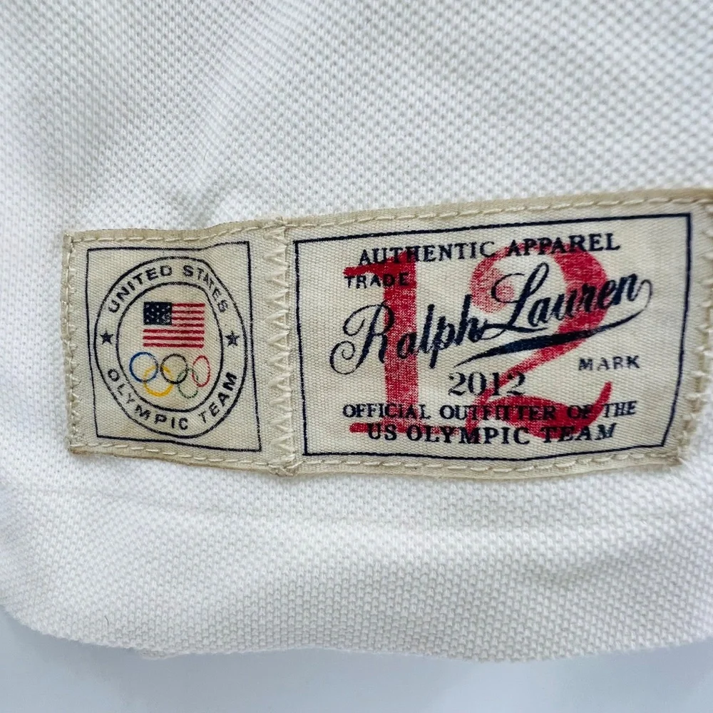 Ralph Lauren Olympic Team Polo L NWT Embroidered Pony USA Logo Relaxed Cotton